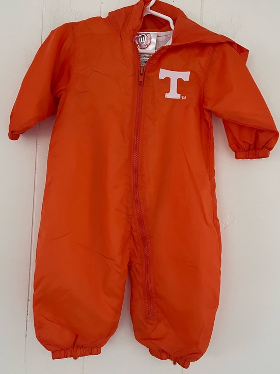 Tennessee Vols Other - Tennessee Volunteers 1pc Windbreaker Jumpsuit VOLS Size 12 Months